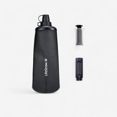 Trinkflasche weich mit Filter Trekking - LifeStraw 1 Liter