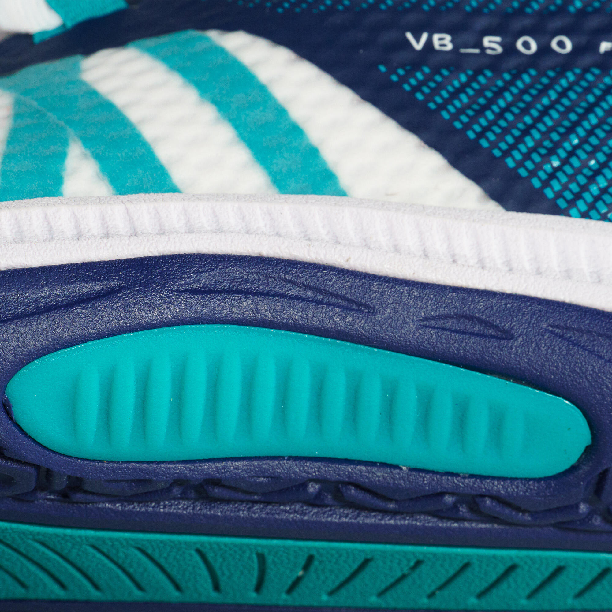 Volleybalschoenen FIT wit/blauw 8/9