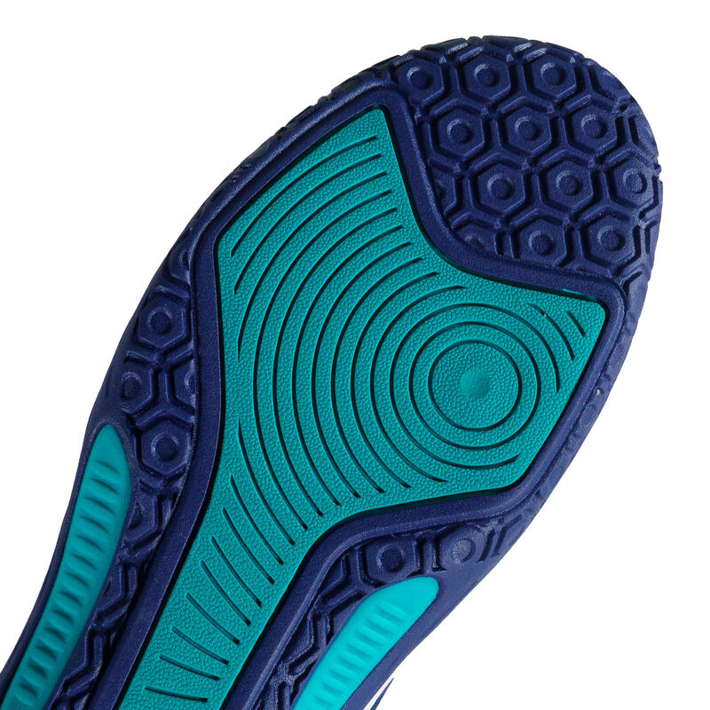 Chaussures de volley-ball FIT pour pratique régulière, turquoise foncé