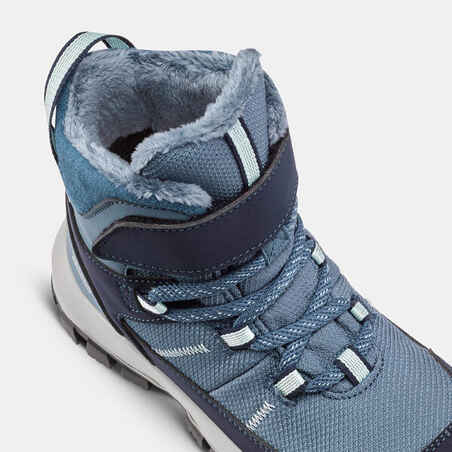 Vaikiški šilti neperšlampami žygių batai „SH500 MTN Velcro“, 24~34,5 dydžio