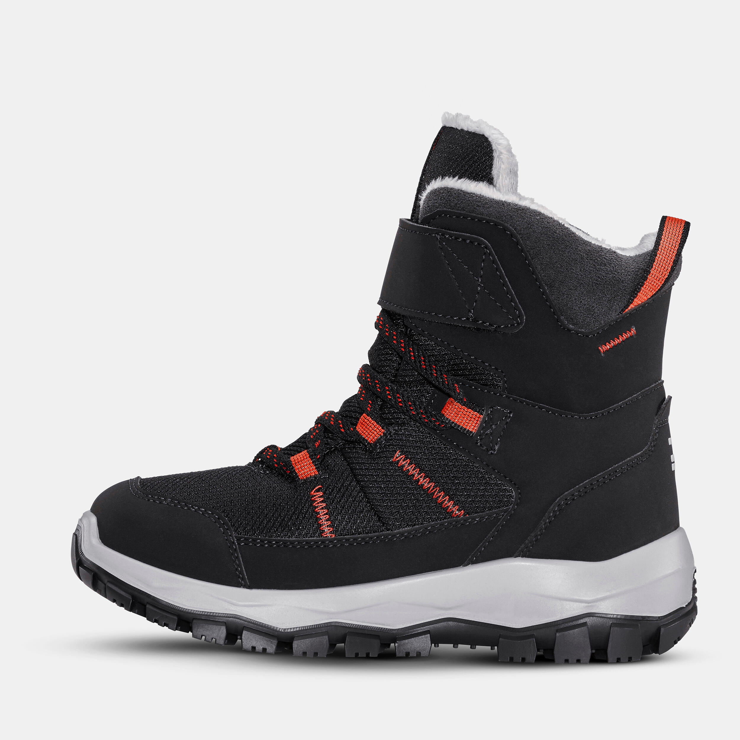 Chaussures chaudes imperméables de randonnée - SH500 MTN scratch - enfant 24-34 3/6