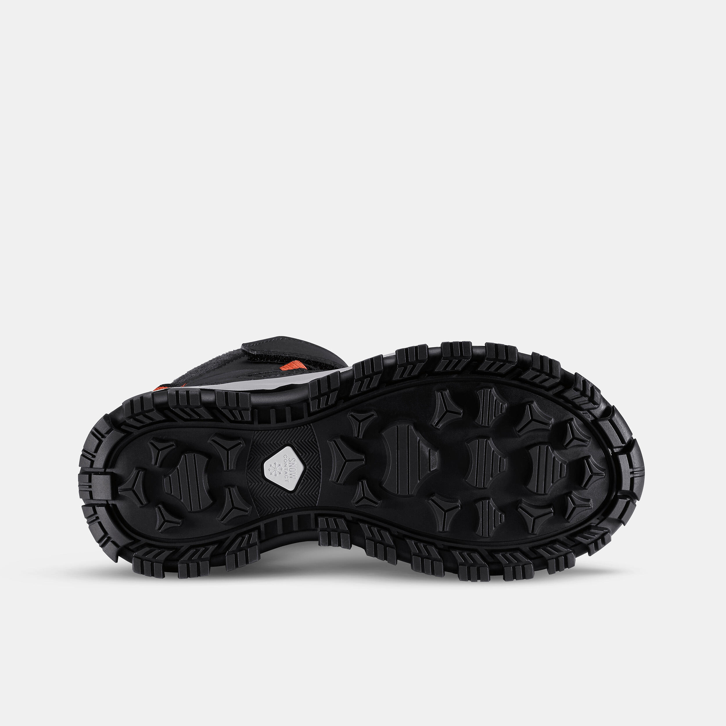 Chaussures chaudes imperméables de randonnée - SH500 MTN scratch - enfant 24-34 4/6