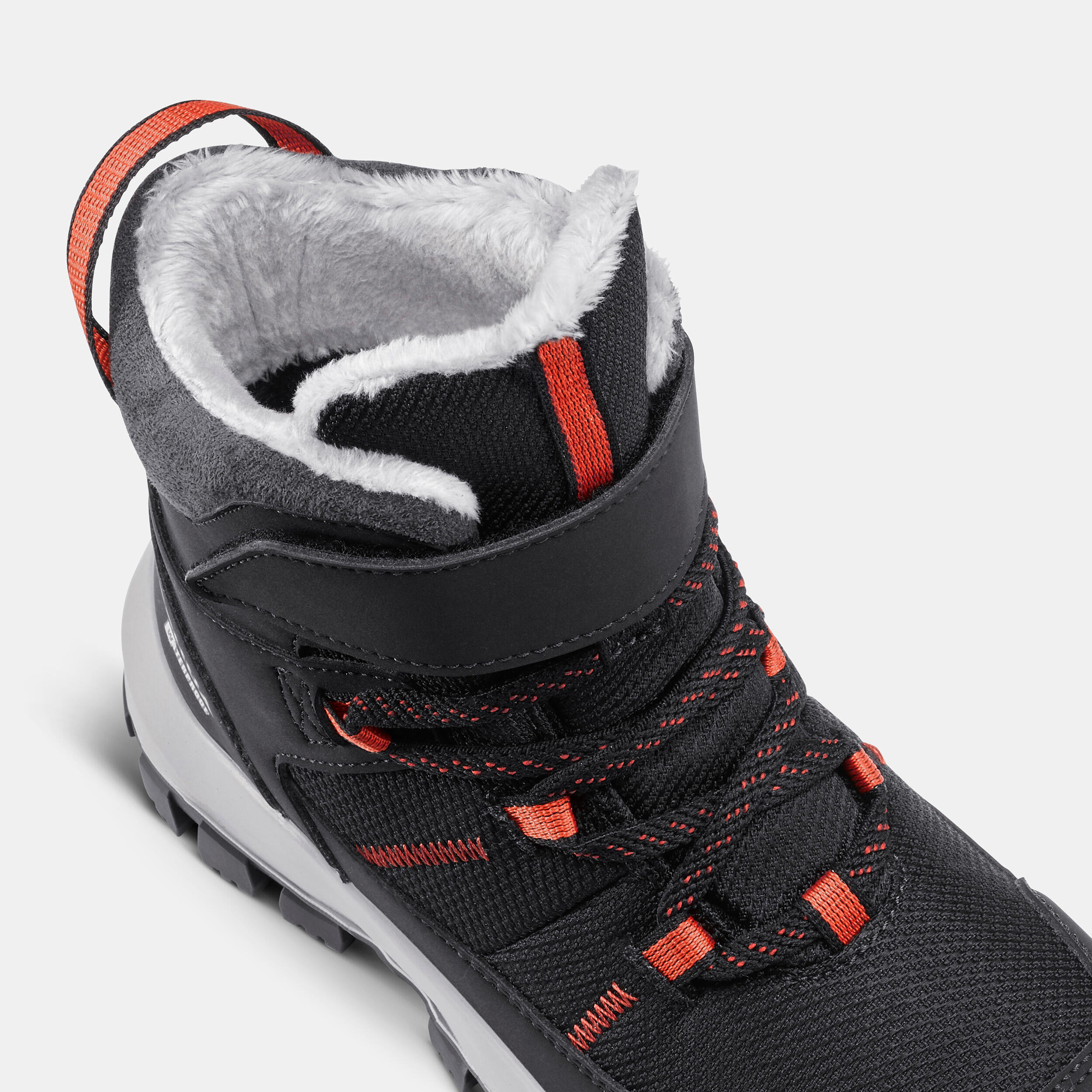 Chaussures chaudes imperméables de randonnée - SH500 MTN scratch - enfant 24-34 6/6