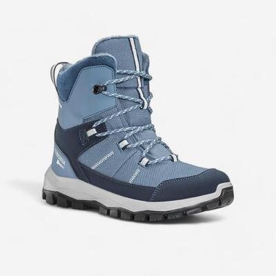 Scarpe calde bambino SH500 MOUNTAIN lacci nere 35 -38