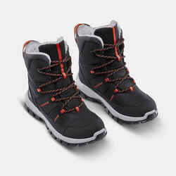 Kids' warm and waterproof hiking shoes - SH500 MTN lace-up - size 2.5 - 5.5