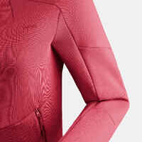 Women’s Hiking Fleece Jacket - MH520 Hood