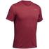 Men Hiking Quick Dry T-Shirt MH100 Red