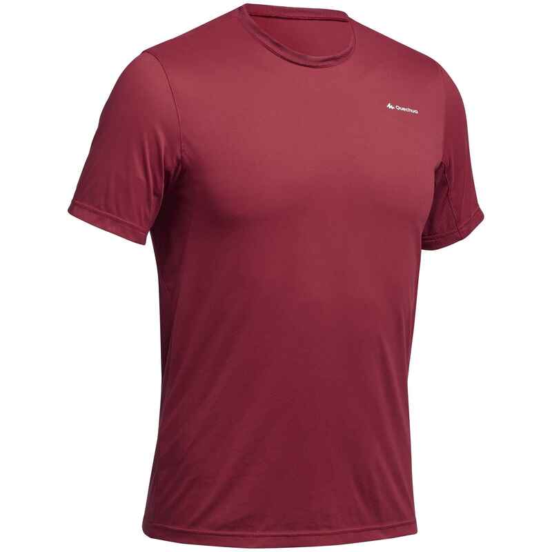 Men's Recycled Synthetic Short-Sleeved Hiking T-Shirt MH100 Men's Recycled Synthetic Short-Sleeved Hiking T-Shirt MH100