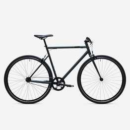 VELO VILLE SINGLE SPEED 500 GRIS CARBONE