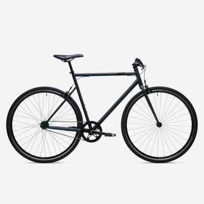 Bici città single speed ELOPS 500 bianca