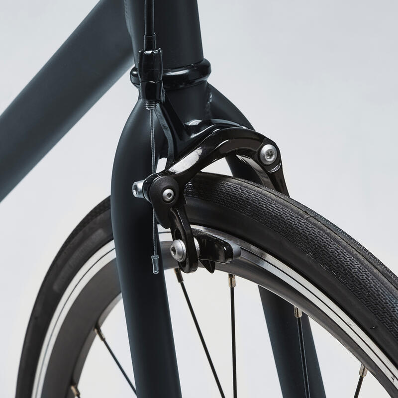 Městské kolo Single Speed 500 šedé 