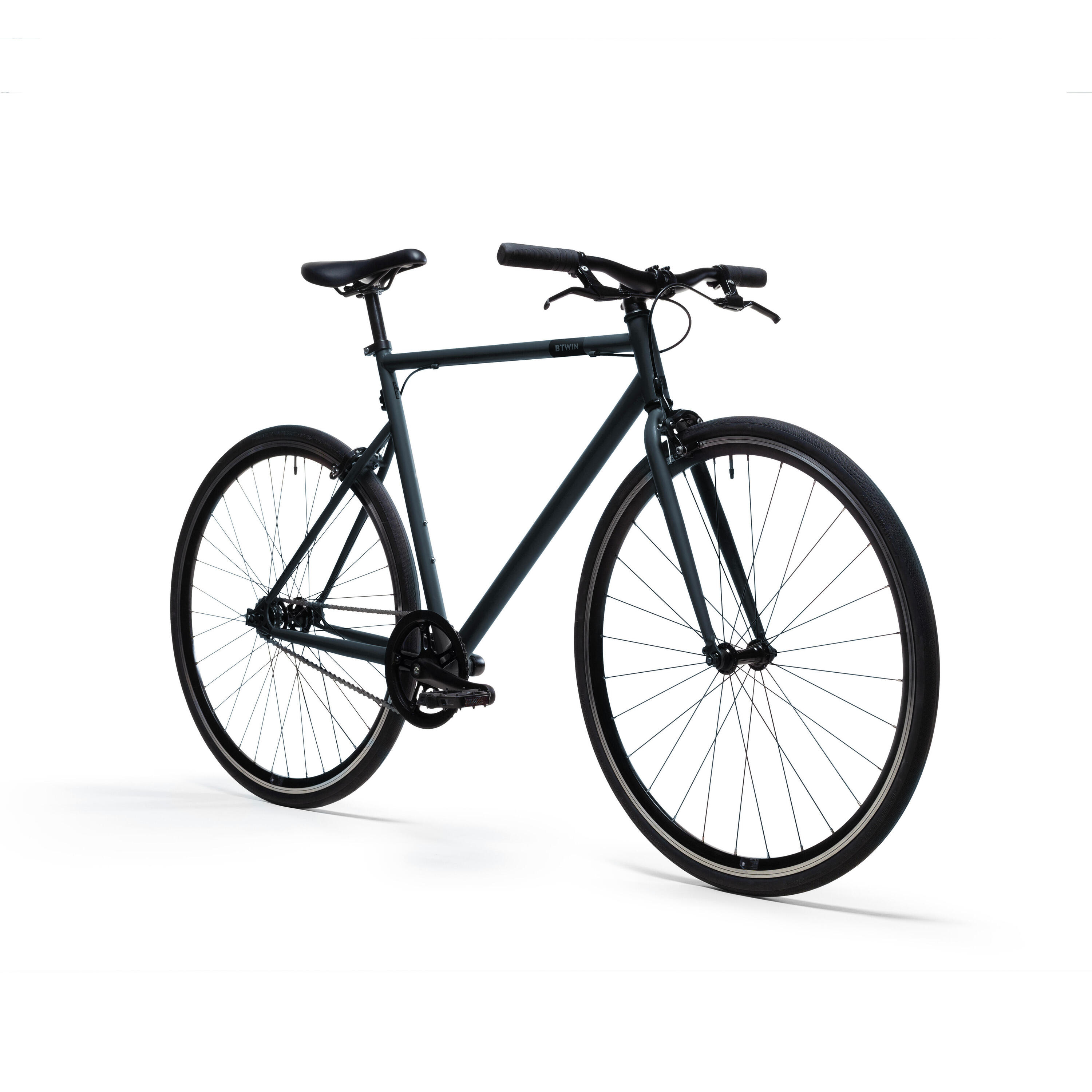 Single Speed City Bike 500 - Carbon Grey 2/8