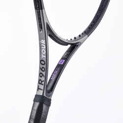 Adult Tennis Racket TR960 Control Tour 16x19 Unstrung - Black/Grey