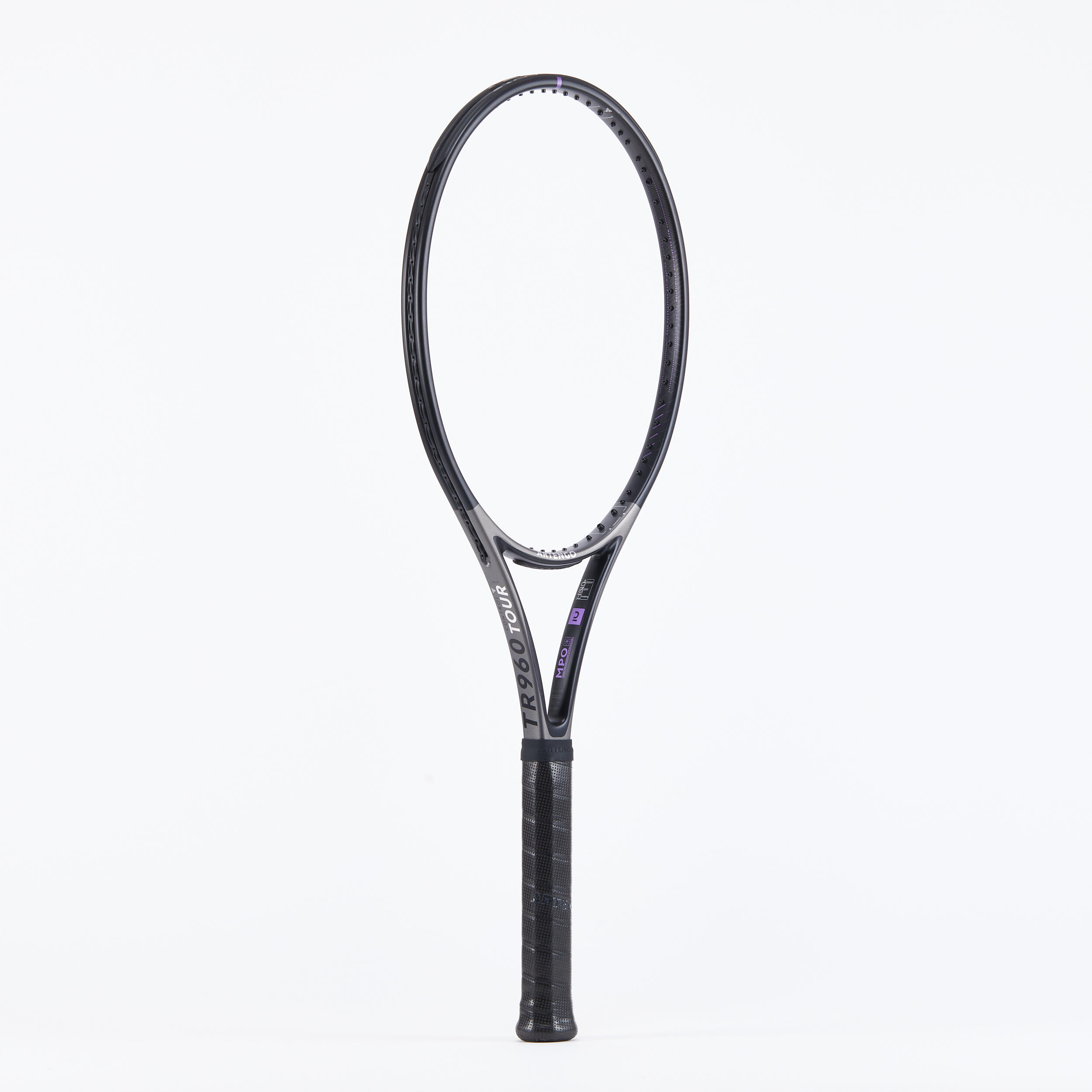 Adult Unstrung Tennis Racket TR960 Control Tour 16x19 - Black Adult Unstrung Tennis Racket TR960 Control Tour 16x19 - Black