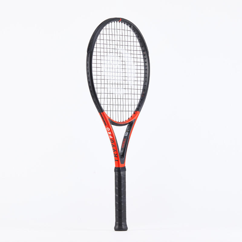 Tennisracket voor volwassenen TR990 Power Pro rood/zwart 300 g