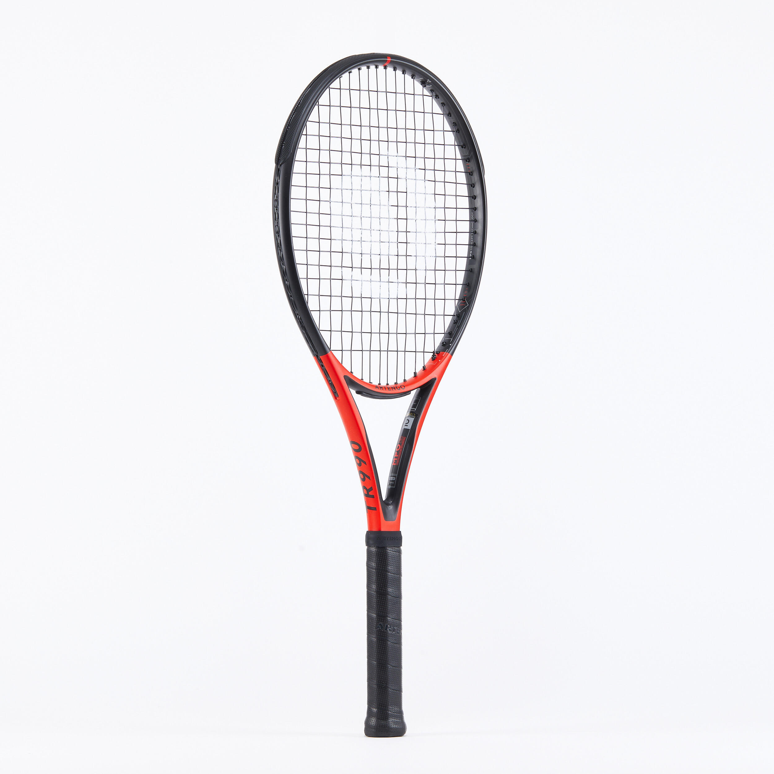 Adult Tennis Racket TR990 Power 285g - Red/Black 3/7