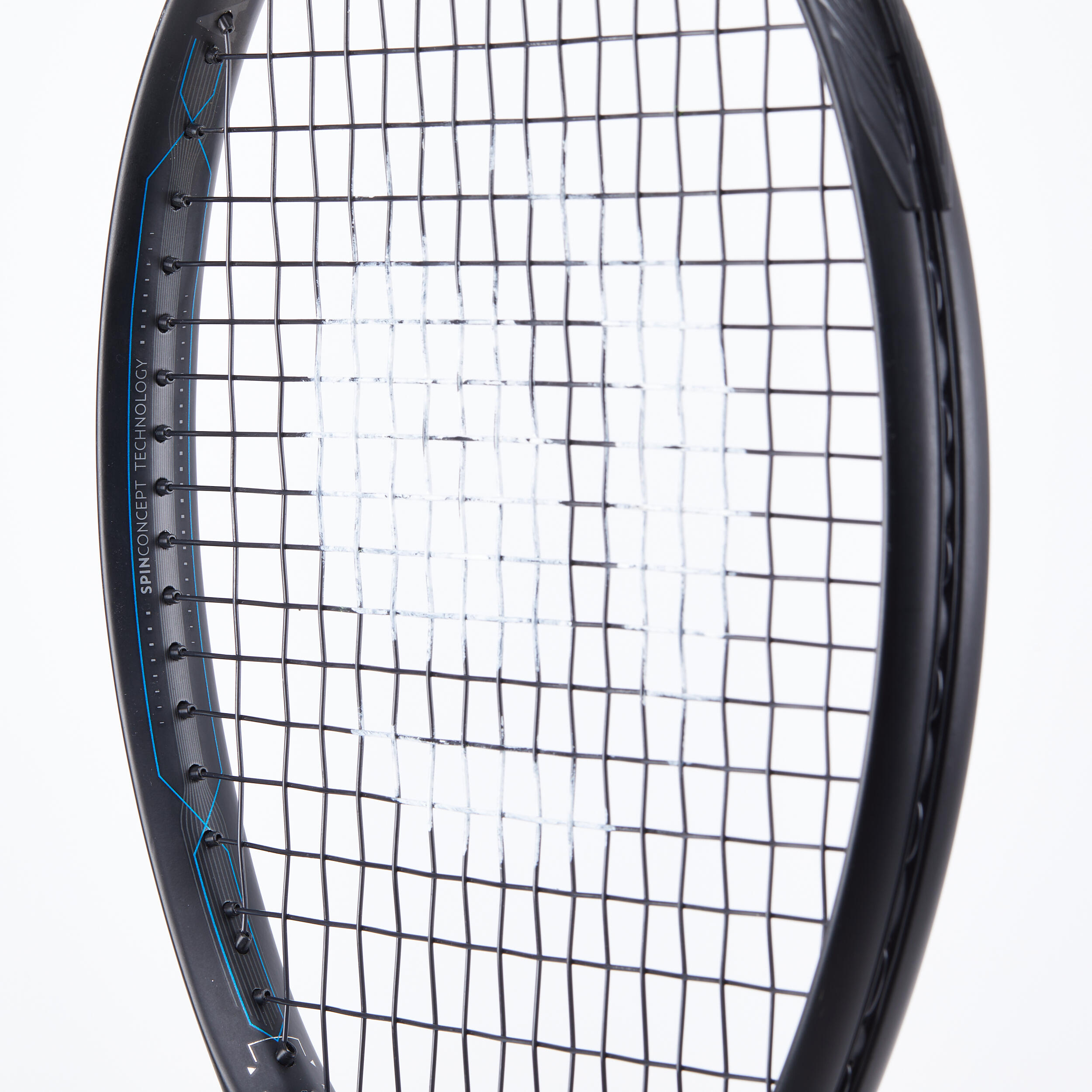 Adult Tennis Racket - Artengo TR930 Spin Black Blue 285g 7/8