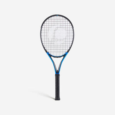 Tennisracket voor volwassenen tr930 spin zwart blauw 285 g