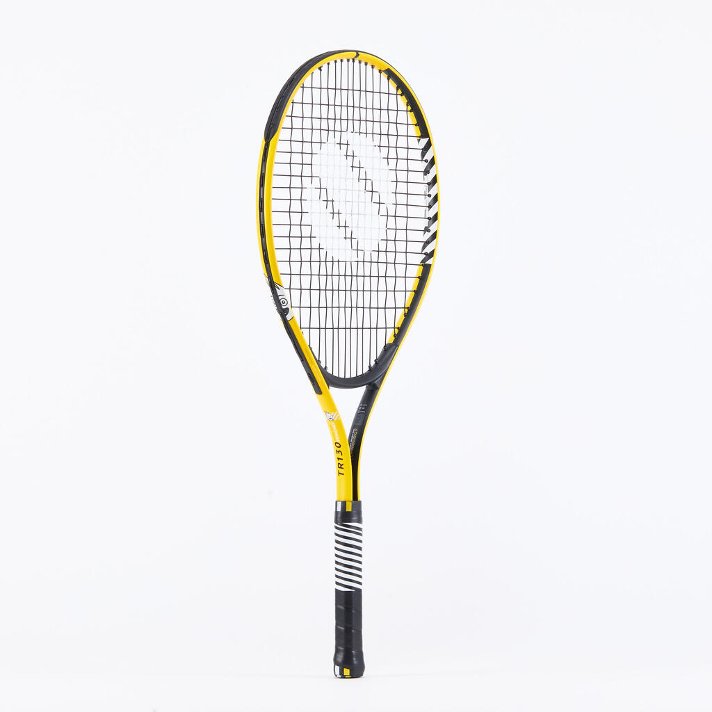 Tennisschläger Kinder - TR130 25 Zoll besaitet gelb