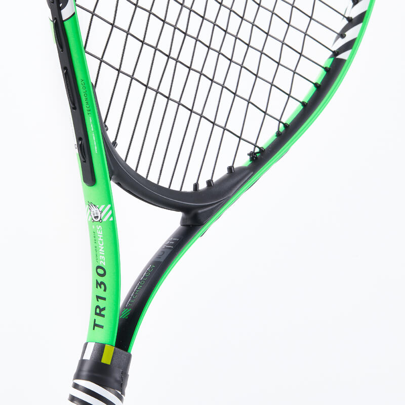 Dětská tenisová raketa TR130 velikost 23" zelená 