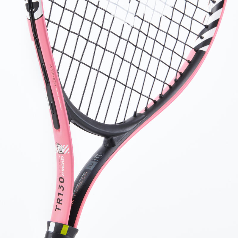 Tennisschläger Kinder - TR130 21 Zoll besaitet rosa