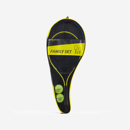 TENNISSET DUO 2 Racketar 2 bollar 1 fodral Family