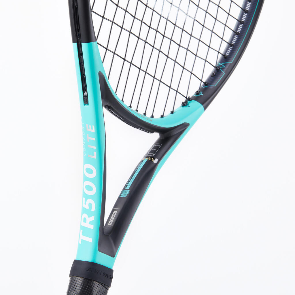 Pieaugušo viegla tenisa rakete “TR500”, zaļa