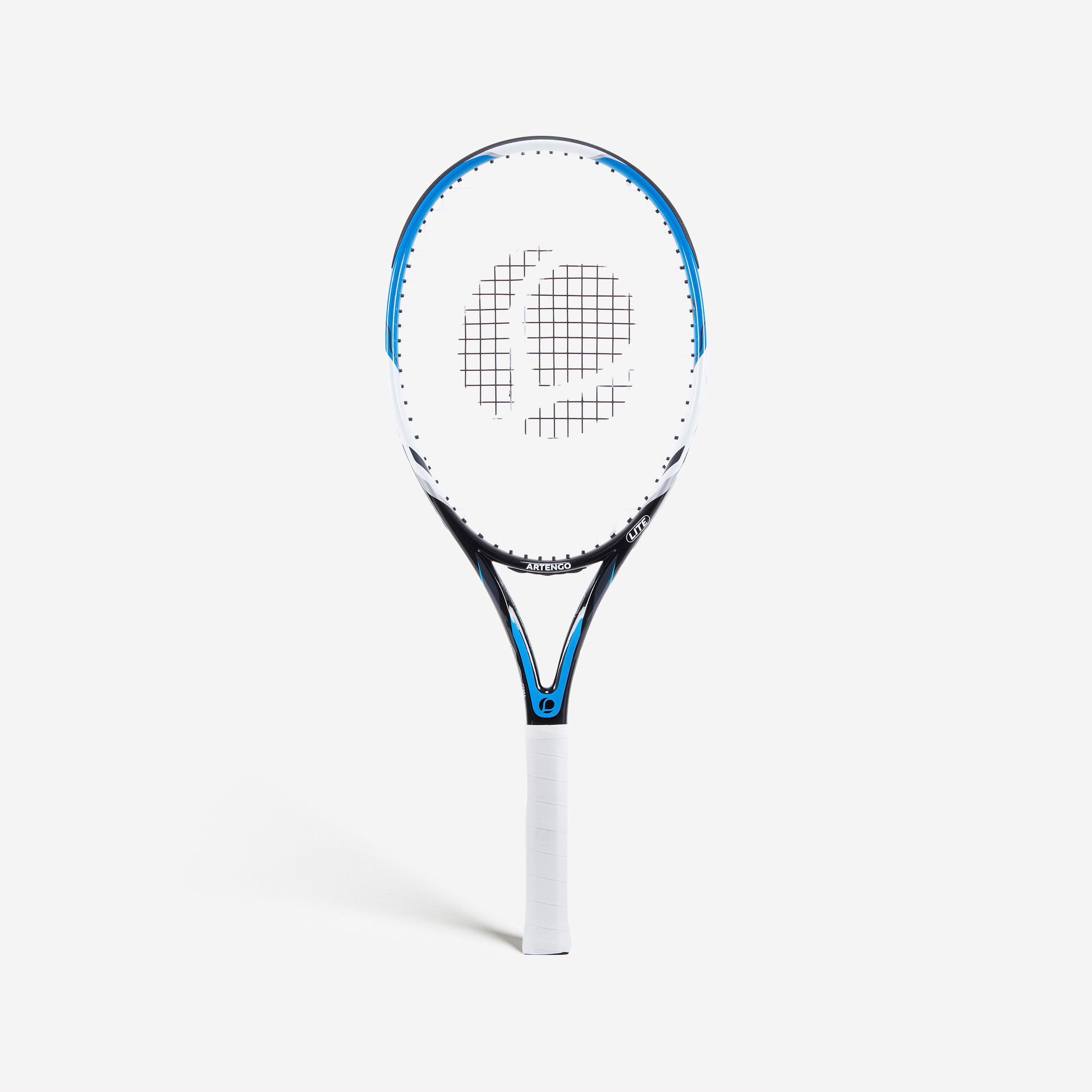 Adult Tennis Racket Pure Strike 100 White Red BABOLAT Decathlon