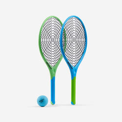 SET FUNYTEN BLEU VERT 2 RAQUETTES ET 1 BALLE