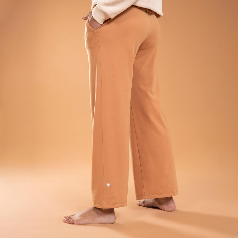 PANTALON YOGA DOUX COCOON CAFÉ