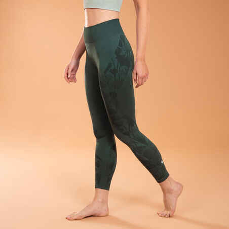 Decathlon - Kimjaly, Seamless 7/8 Yoga Leggings, Women's