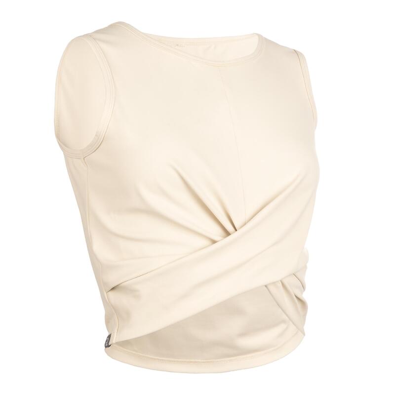 CROP TOP PREMIUM YOGA ECRU