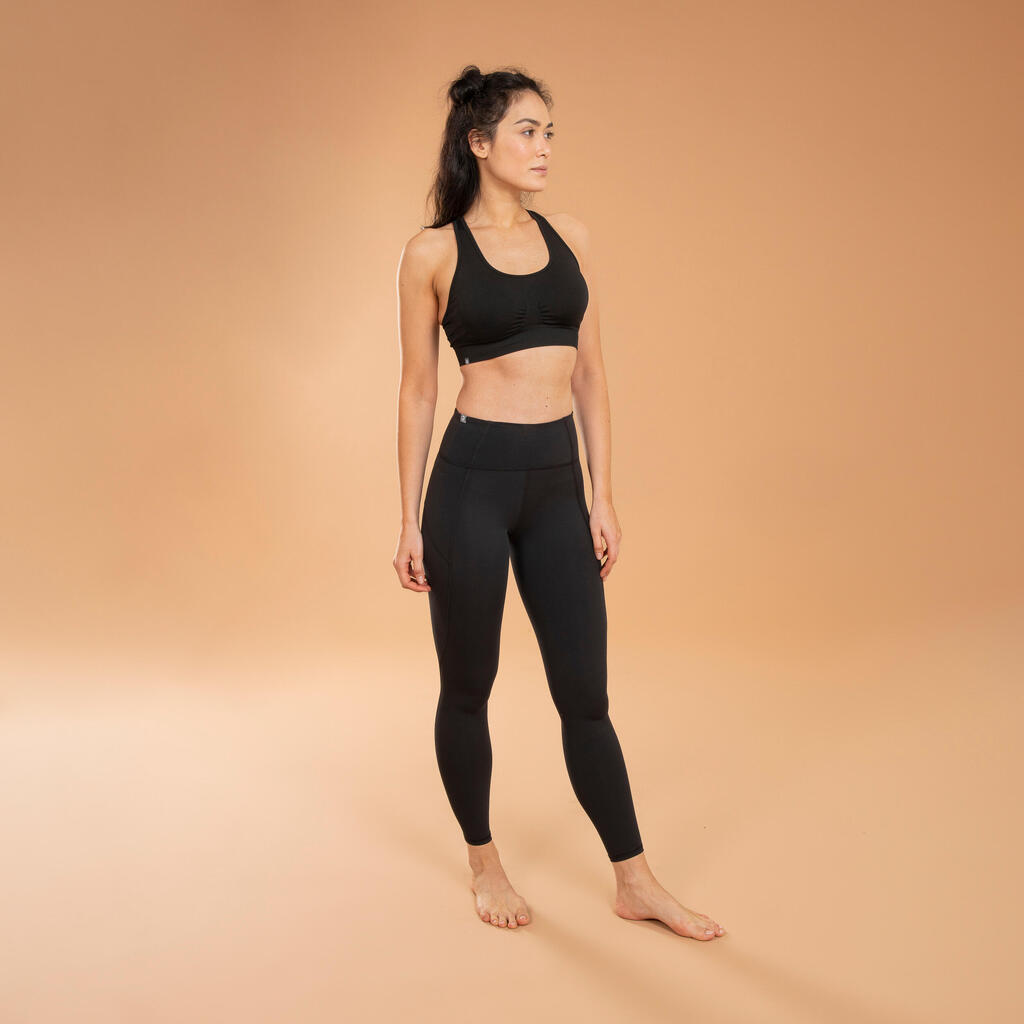 Shaping Dynamic Yoga Leggings - Brown