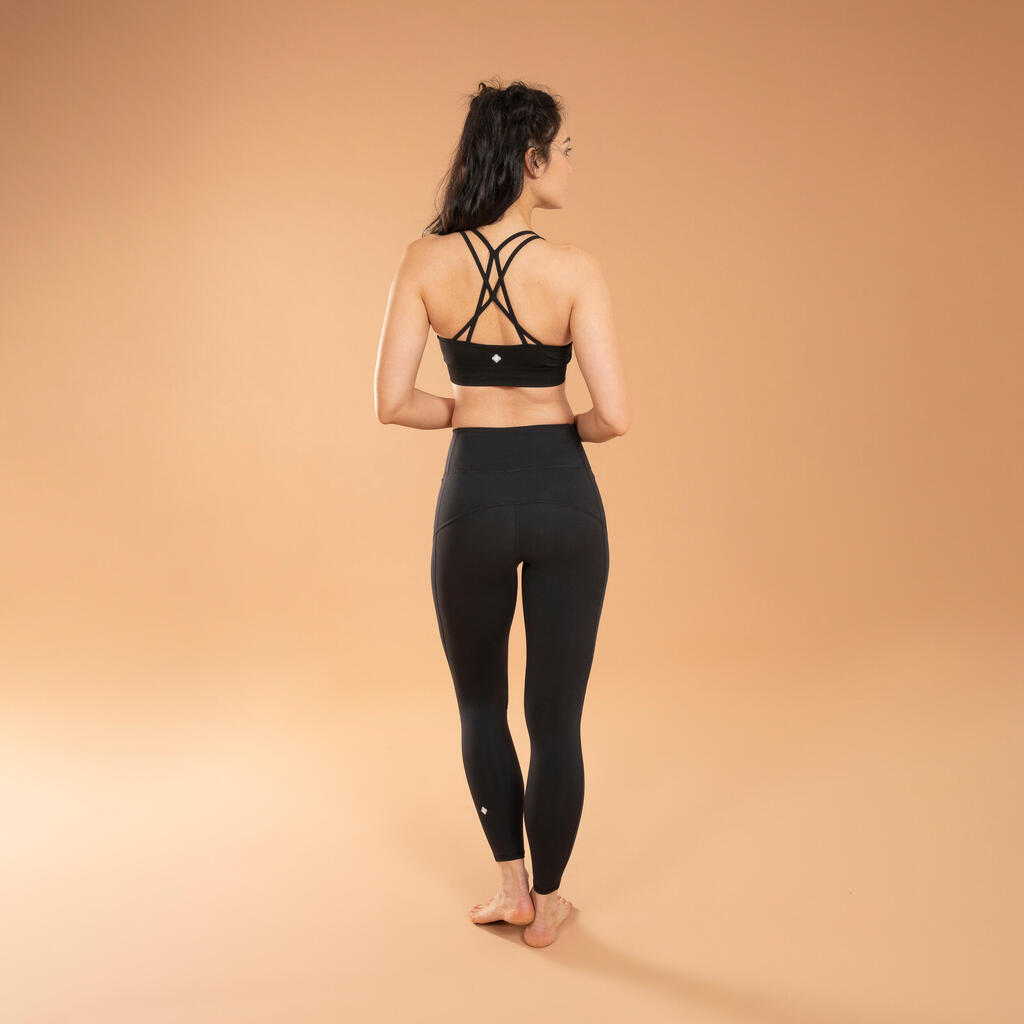 Shaping Dynamic Yoga Leggings - Brown