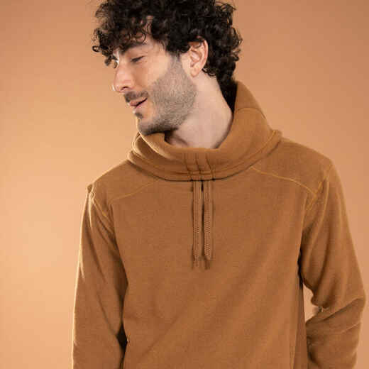 
      Vyriškas švelniosios jogos džemperis, rudas
  