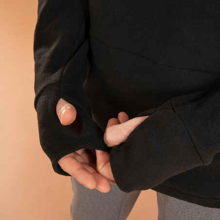Men's Gentle Yoga Warm Sweatshirt - Mottled Black