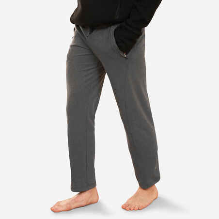 Pantalón para yoga dinámico con bolsillos para Hombre Kimjaly gris