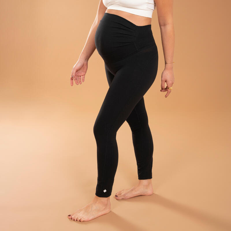 Legging femme de sport et yoga imprimé wax jaune - Taille Haute