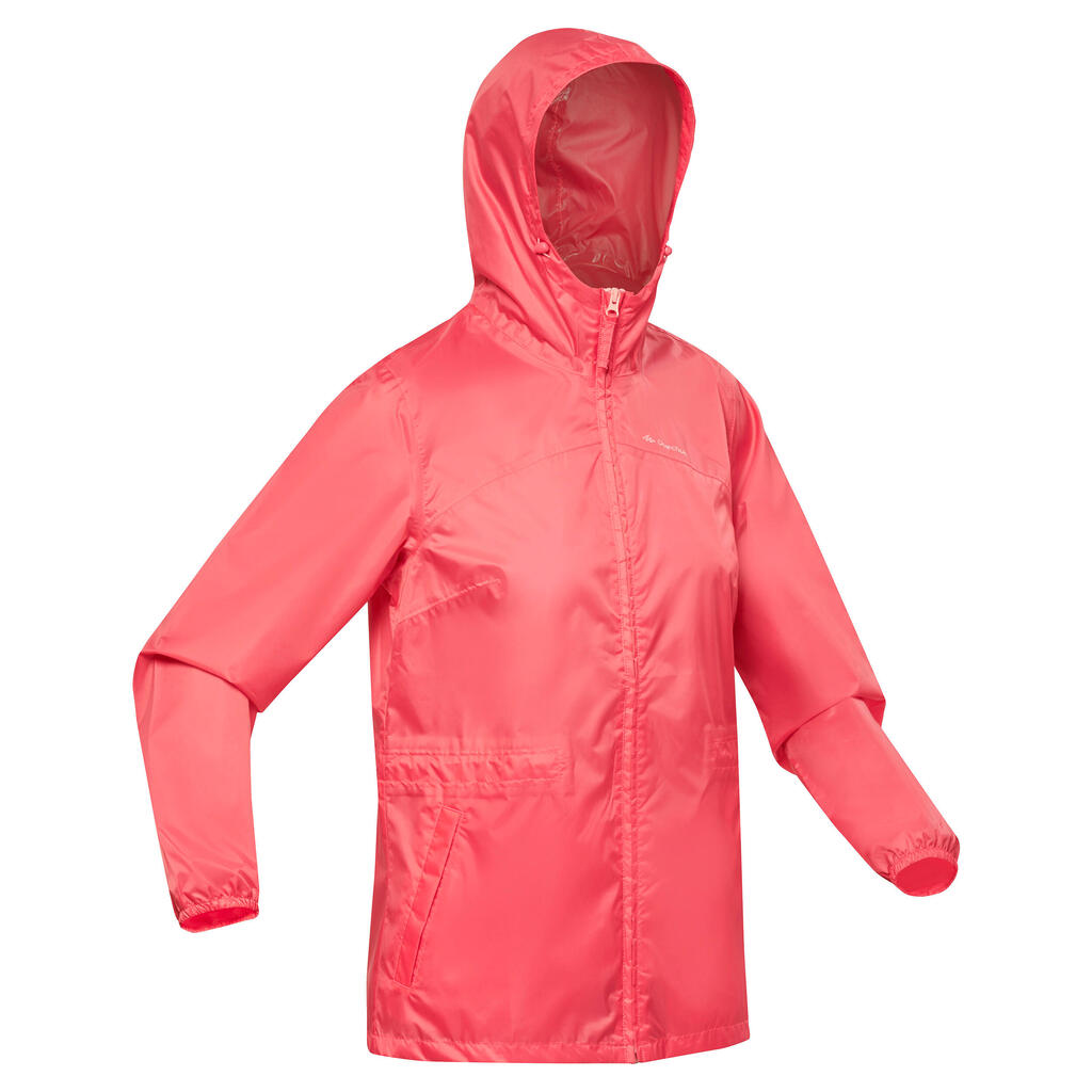 Sieviešu ūdeni atgrūdoša pārgājienu jaka “raincut zip”