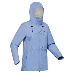 Women's Rain jacket NH500 Imper - Blue