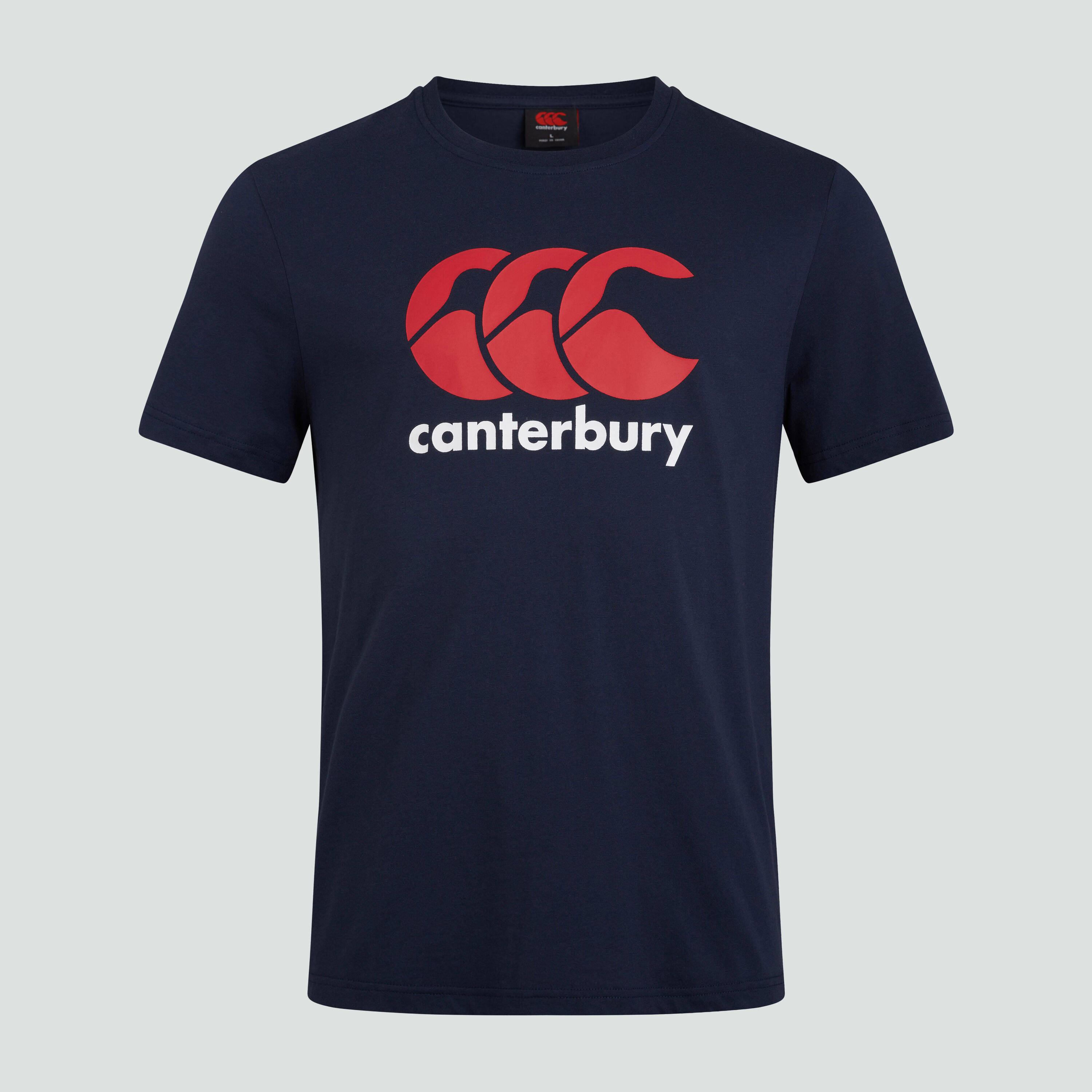 CANTERBURY Adult Rugby Short-Sleeved CCC Logo T-Shirt - Navy Blue