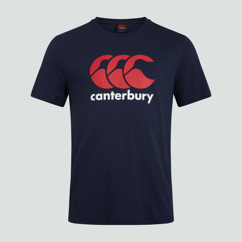 Damen/Herren Rugby T-Shirt kurzarm - CCC Logo marineblau