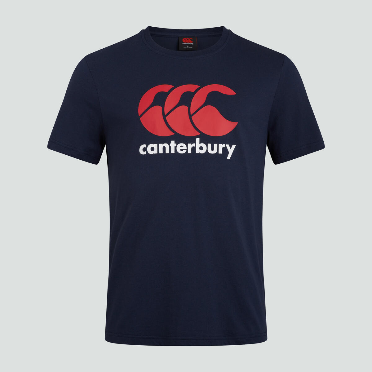 Maillot Manches Courtes de Rugby  Adulte - CCC LOGO TEE SHIRT Bleu marine