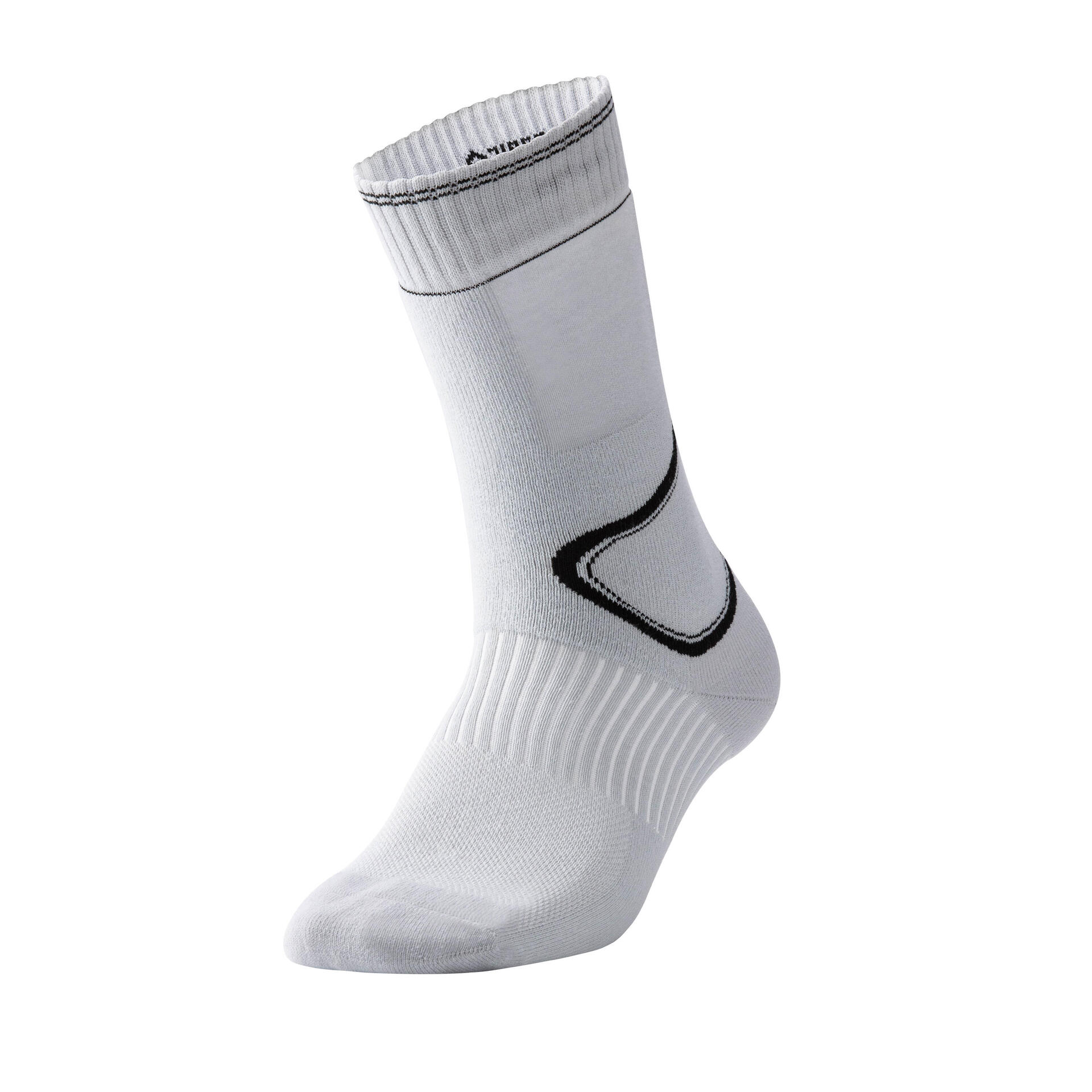 INLINE SKATING SOCKS 100 GREY