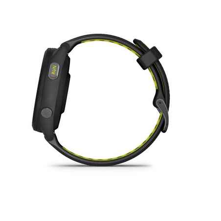 Kardiotreniruotėms skirtas įvairių sporto šakų išmanusis laikrodis su GPS „Forerunner 965S Music“, juodas ir geltonas
