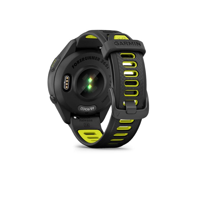 Garmin Forerunner 265 S Music reloj GPS inteligente negro amarillo