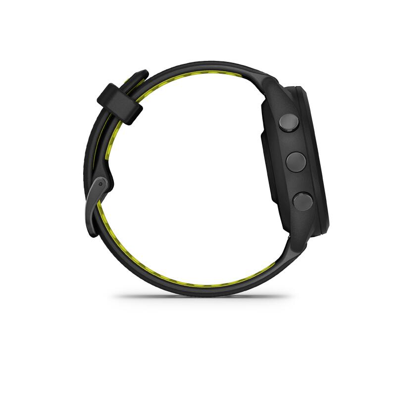 Multisport horloge met hartslagmeting en gps FORERUNNER 265S MUSIC zwart geel