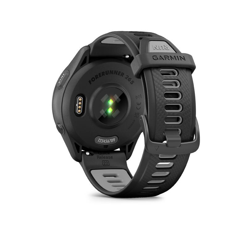 Ceas Smartwatch GPS Cardio GARMIN Forerunner 265 Negru 