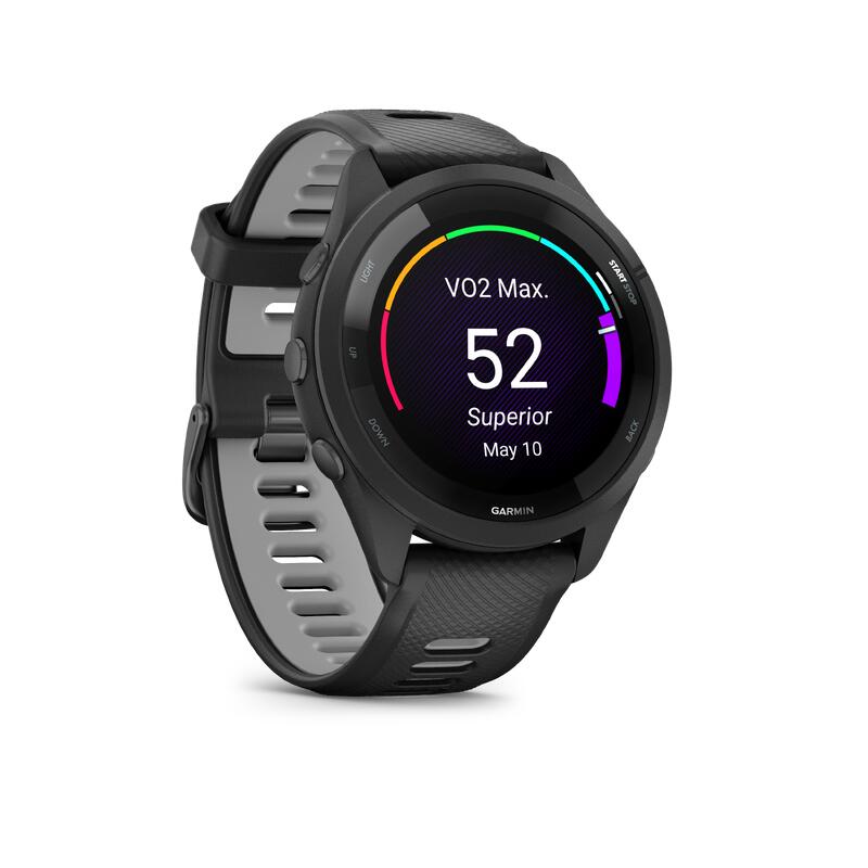 SMARTWATCH MULTIDEPORTE GPS GARMIN FORERUNNER 265 MUSIC NEGRO - Decathlon