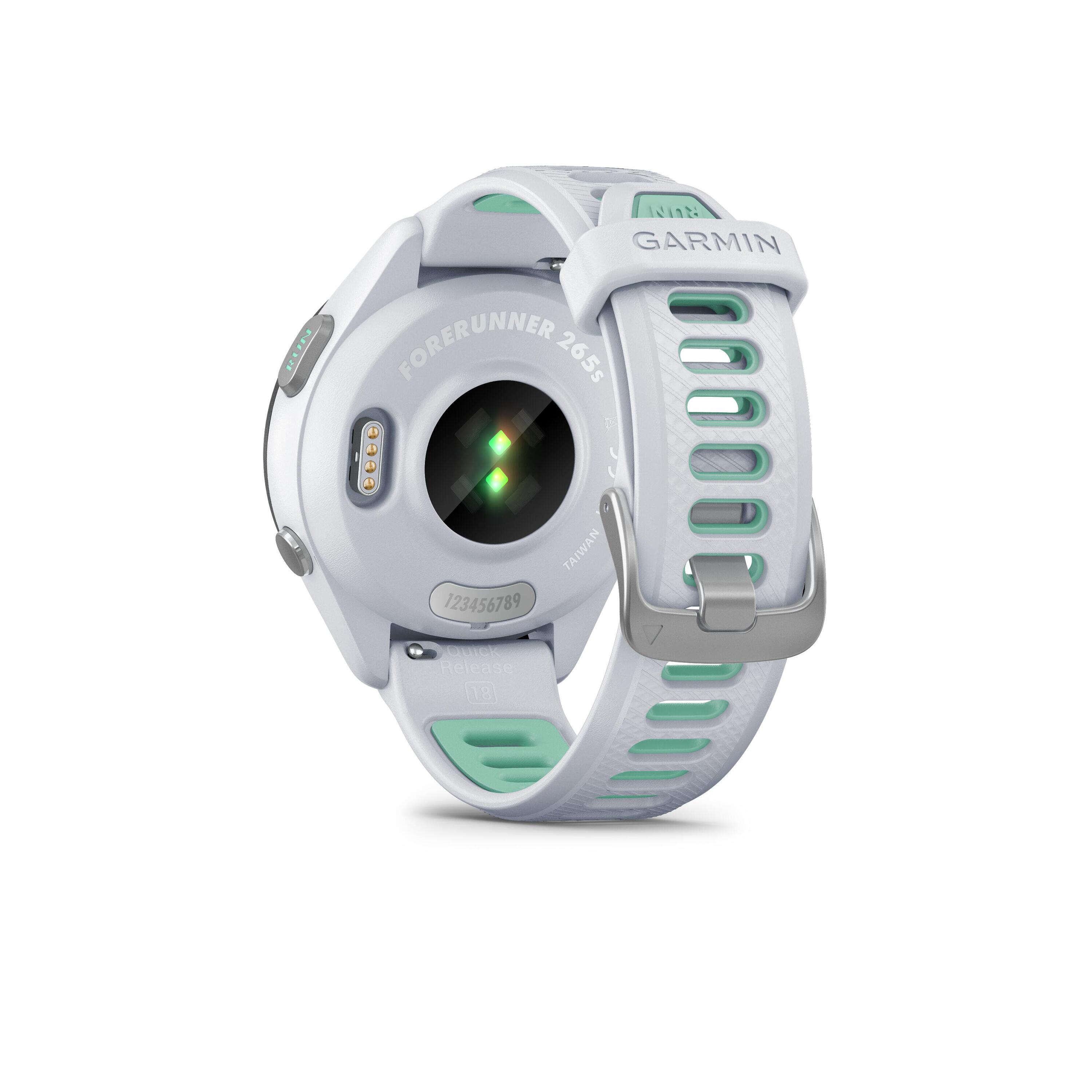 Reloj Inteligente Multideporte GPS Cardio Garmin Forerunner 265S Music Blanco 7/9